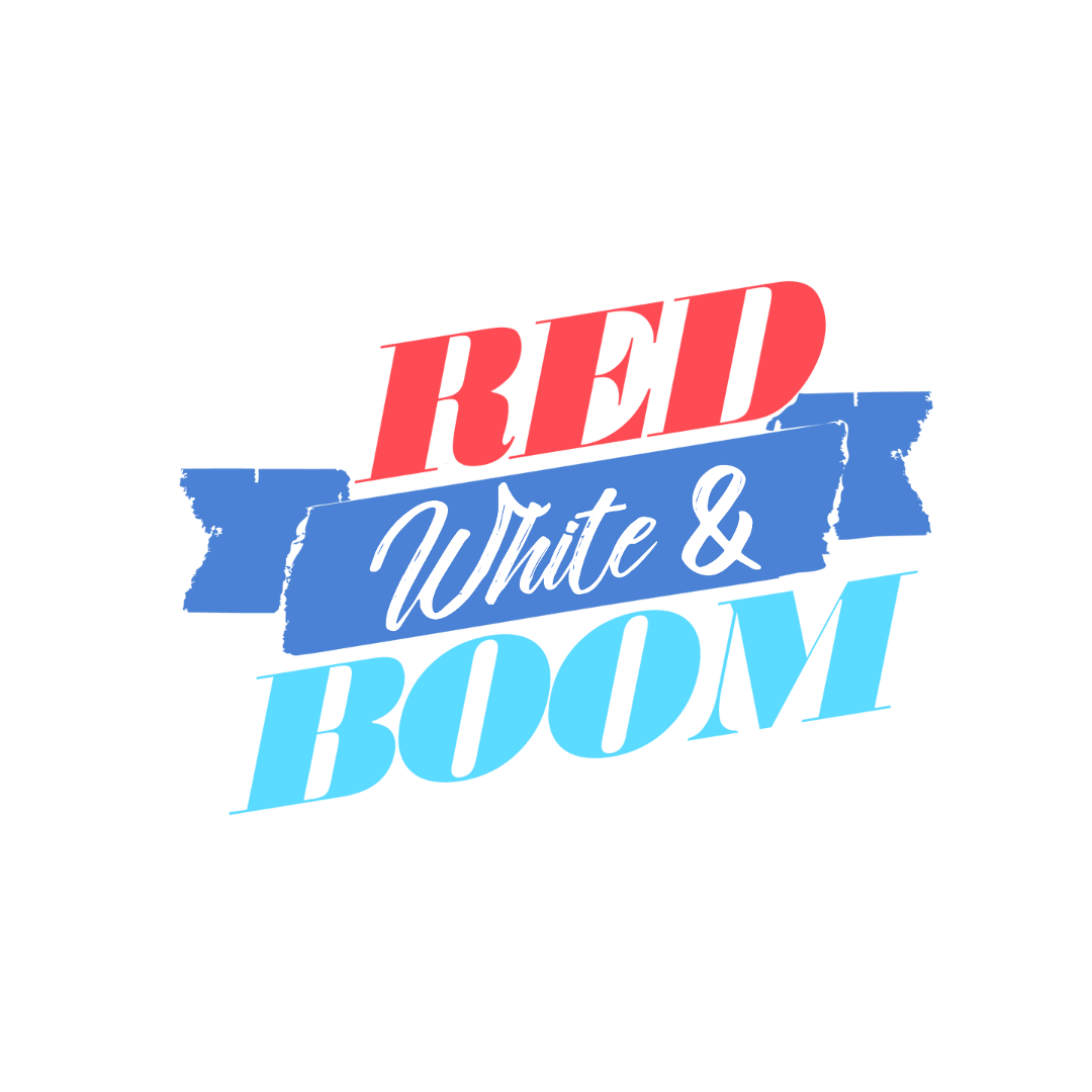 Red, White, and Boom Logo